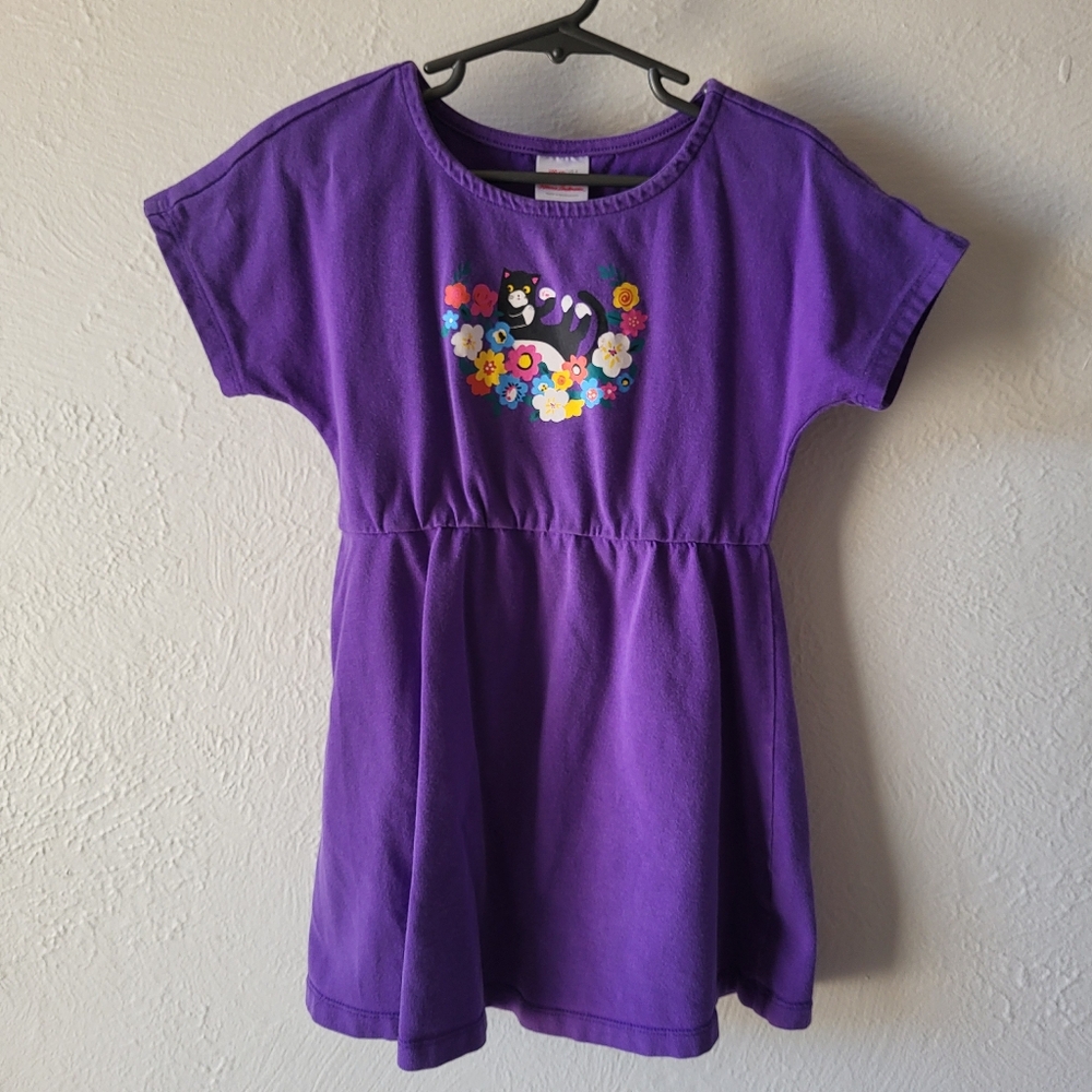 Hanna Andersson Make Believe Art Kitty Cat Dress 100cm